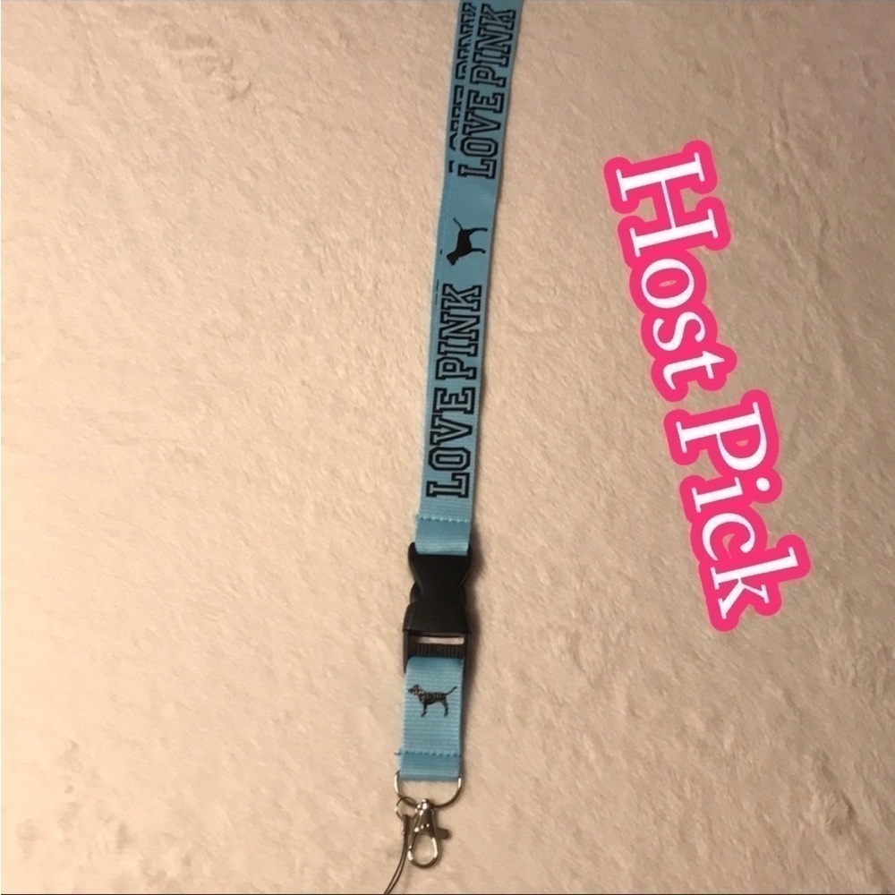 ✅HOST Pick✅ Teal Love Pink Lanyard, NWOT